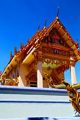 Image showing kho samui bangkok in thailand dragon  buddha gold  temple
