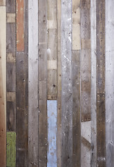 Image showing Modern rustic wall\r