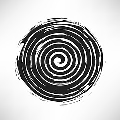 Image showing Spiral Grunge Pattern