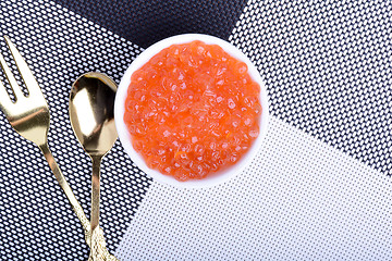 Image showing red caviar