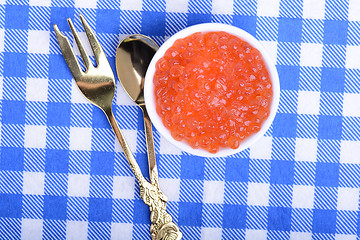 Image showing red caviar