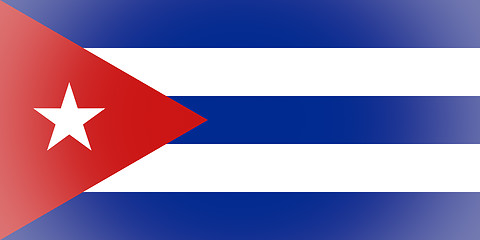 Image showing Flag of Cuba vignetted