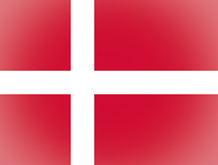 Image showing Flag of Denmark vignetted