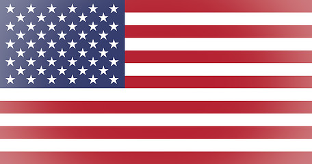 Image showing Flag of the USA vignetted