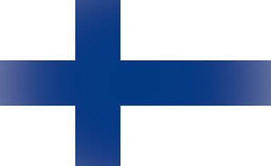 Image showing Flag of Finland vignetted