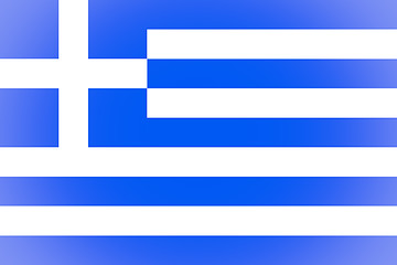 Image showing Greece flag vignetted