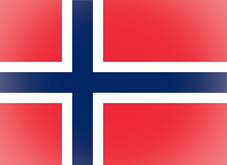 Image showing Flag of Norway vignetted