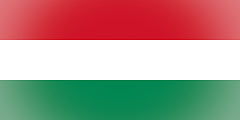 Image showing Hungary flag vignetted