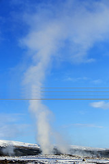 Image showing Geysir erruption of Strokkur in Iceland