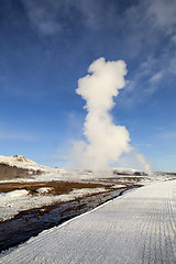 Image showing Geysir erruption of Strokkur in Iceland