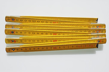 Image showing Imperial and metric ruler