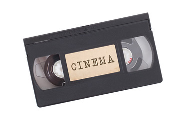 Image showing Retro videotape isolated on white