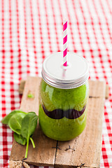 Image showing Green smoothie