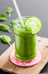 Image showing Green smoothie