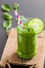 Image showing Green smoothie