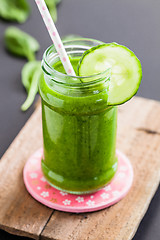 Image showing Green smoothie