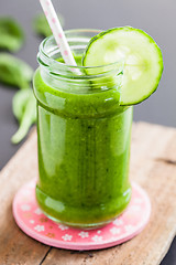 Image showing Green smoothie