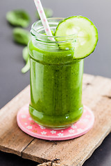 Image showing Green smoothie