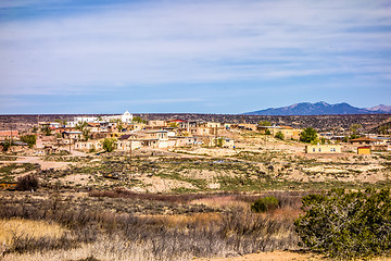 Image showing laguna pueblo town site in new mexico