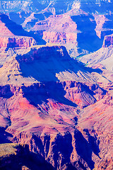 Image showing Grand Canyon sunny day with blue sky