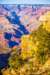 Image showing Grand Canyon sunny day with blue sky