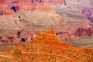 Image showing Grand Canyon sunny day with blue sky