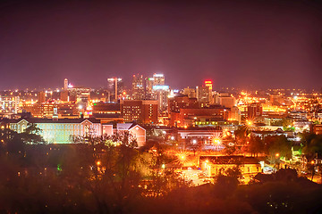 Image showing birmingham alabama evening skyline