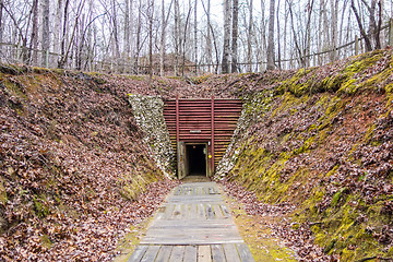 Image showing undergroung mine passage in the mountains