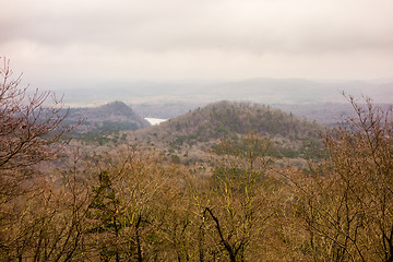 Image showing Uwharrie Mountain range in north carolina