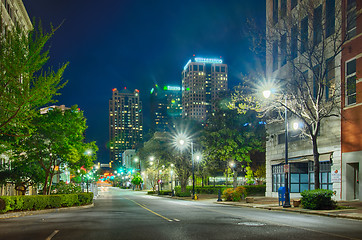 Image showing birmingham alabama evening skyline