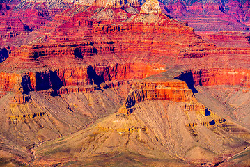 Image showing Grand Canyon sunny day with blue sky