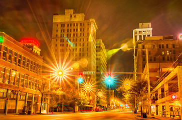 Image showing birmingham alabama evening skyline