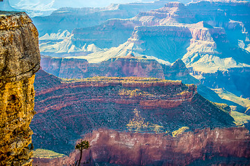 Image showing Grand Canyon sunny day with blue sky