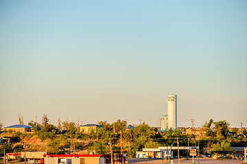 Image showing town of santa rosa new mexico at sunrise