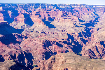 Image showing Grand Canyon sunny day with blue sky