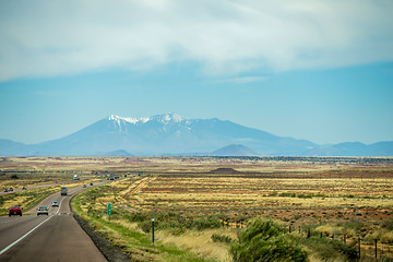 Image showing landscape with Humphreys Peak Tallest in Arizona