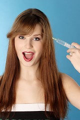 Image showing Woman with syringe