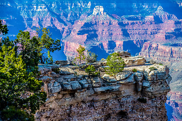 Image showing Grand Canyon sunny day with blue sky