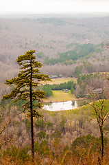 Image showing Uwharrie Mountain range in north carolina