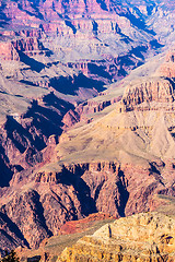 Image showing Grand Canyon sunny day with blue sky