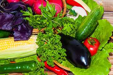 Image showing Fresh vegetables