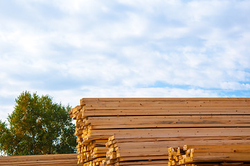 Image showing Timber or lumber