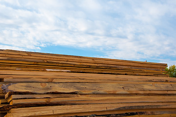 Image showing Timber or lumber