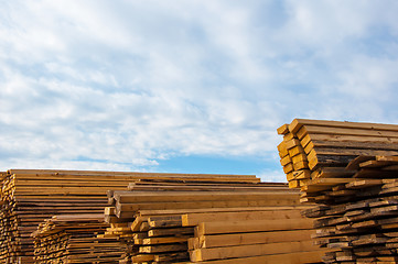 Image showing Timber or lumber