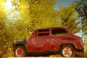Image showing Old rusty car