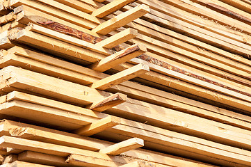 Image showing Timber or lumber