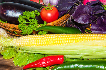 Image showing Fresh vegetables