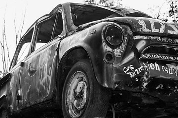 Image showing Old rusty car