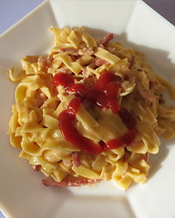 Image showing Pasta Carbonara