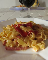 Image showing Pasta Carbonara